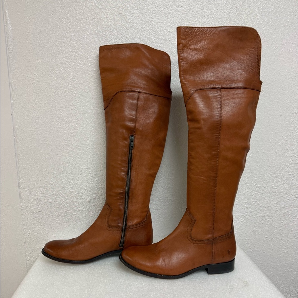 Frye Melissa western over the knee boots in size 9.5